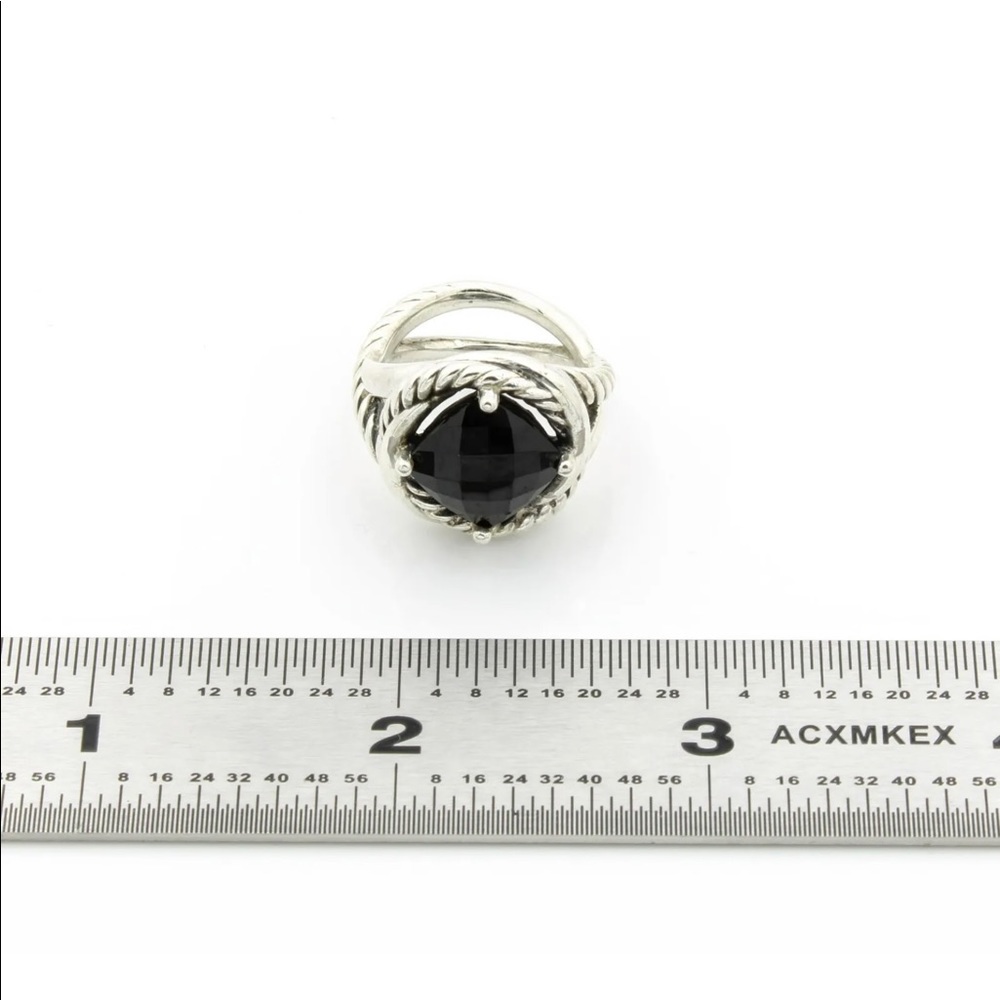 DAVID YURMAN * Black Onyx Infinity Ring - Picture 8 of 10